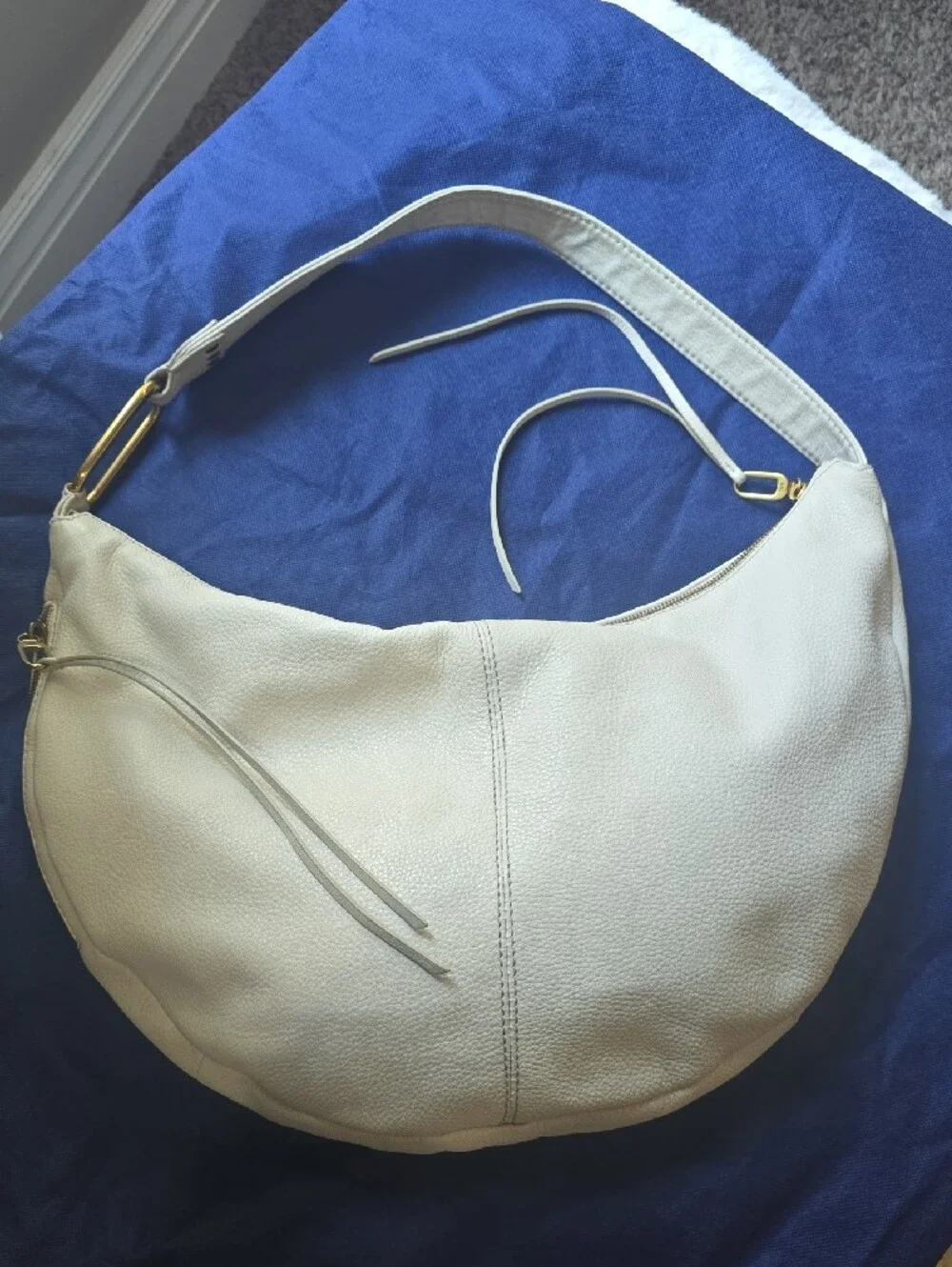 HOBO Chosen Powder White Shoulder Bag